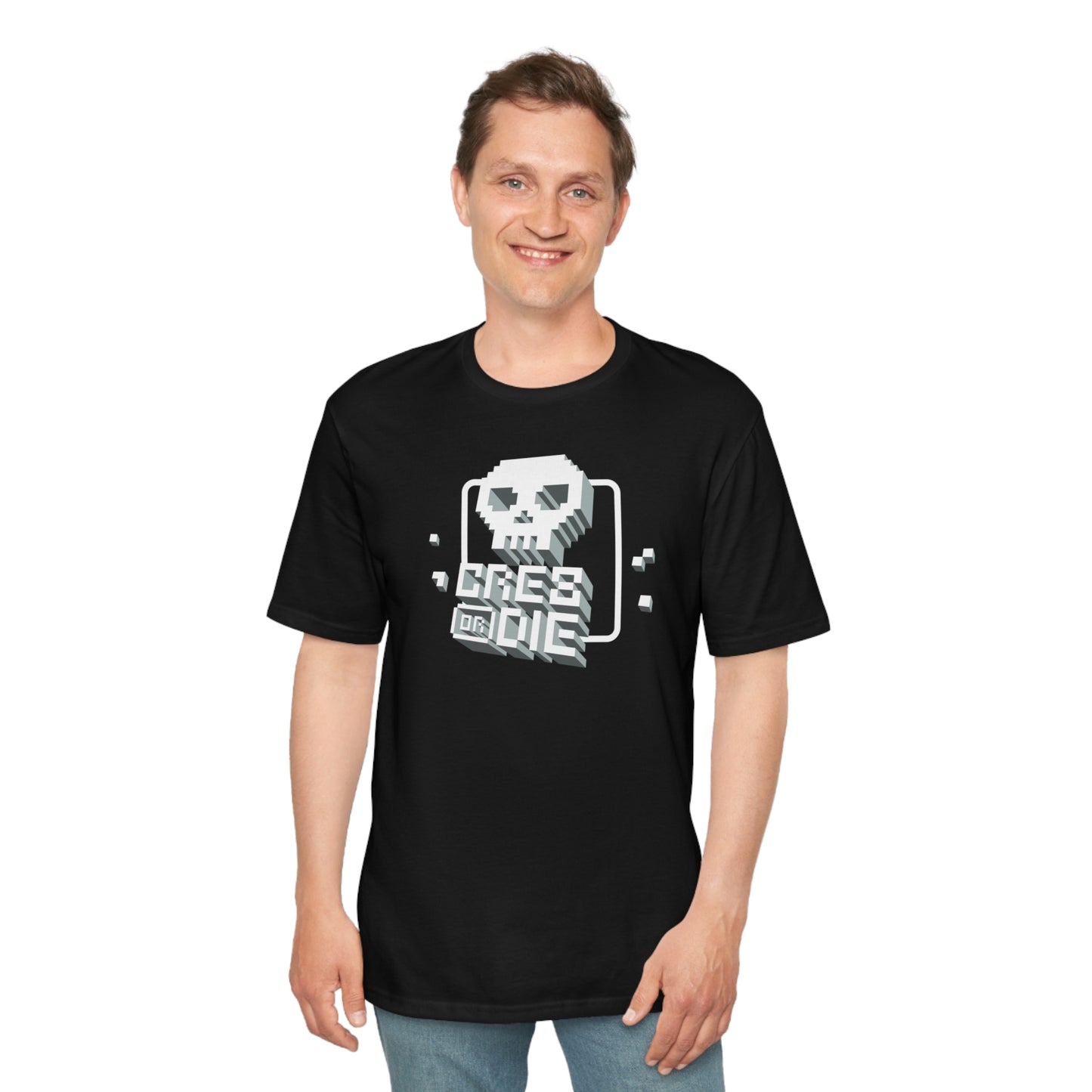 8-Bit CRE8 or DIE — Perfect Weight® Tee