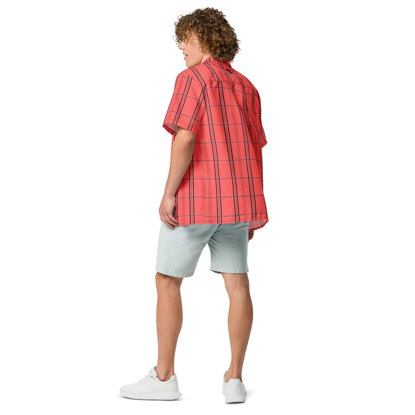 Plaid Red — Unisex summer shirt