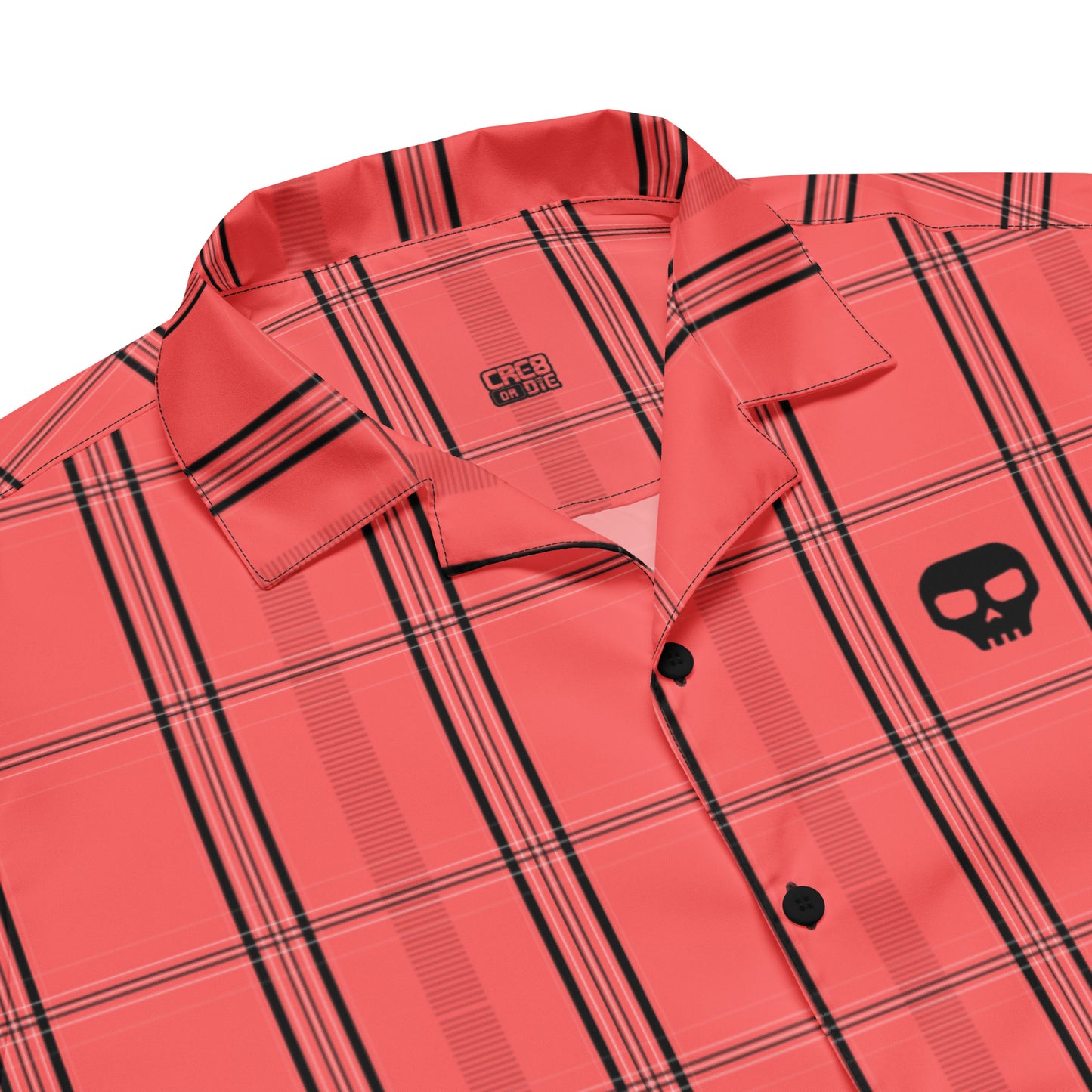 Plaid Red — Unisex summer shirt