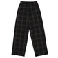 Skull Plaid - unisex wide-leg pants