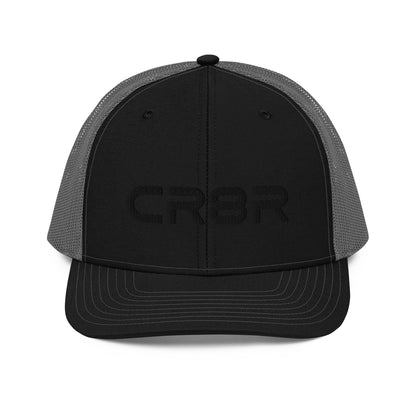 CR8R Black on Black Trucker Cap