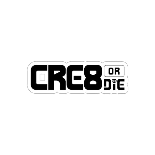 CRE8 or DIE Logo — Die-Cut Sticker