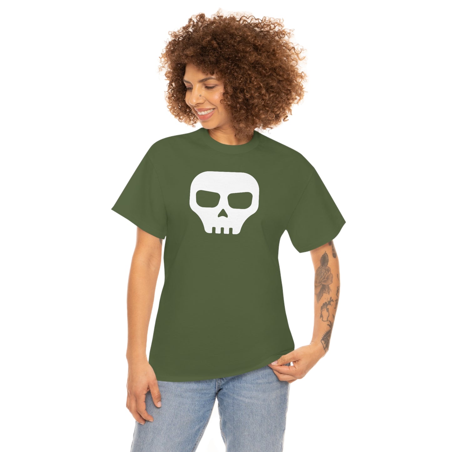 CRE8 Skull — Unisex Heavy Cotton Tee