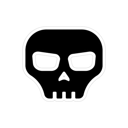 CRE8-or-DIE Skull — Transparent Outdoor Sticker, Die-Cut, 1pcs