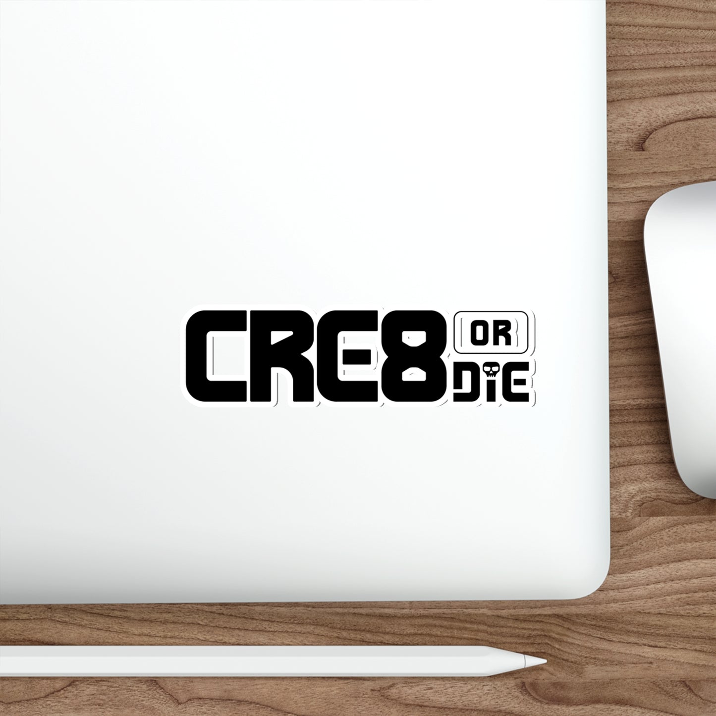 CRE8 or DIE Logo — Die-Cut Sticker