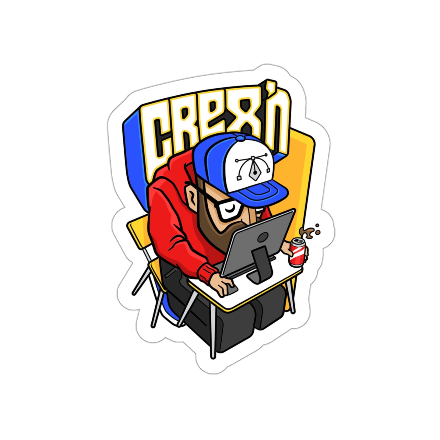 CRE8'N Sticker