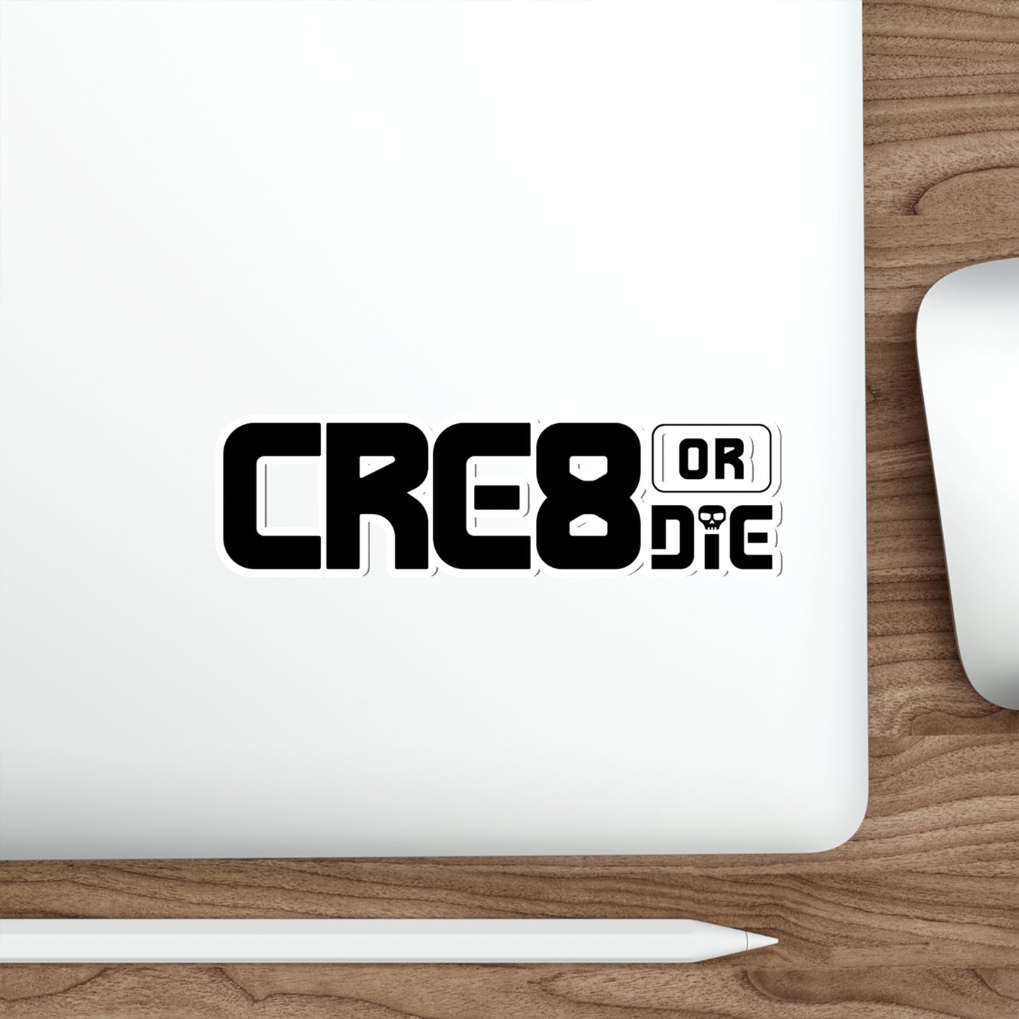 CRE8 or DIE Logo — Die-Cut Sticker