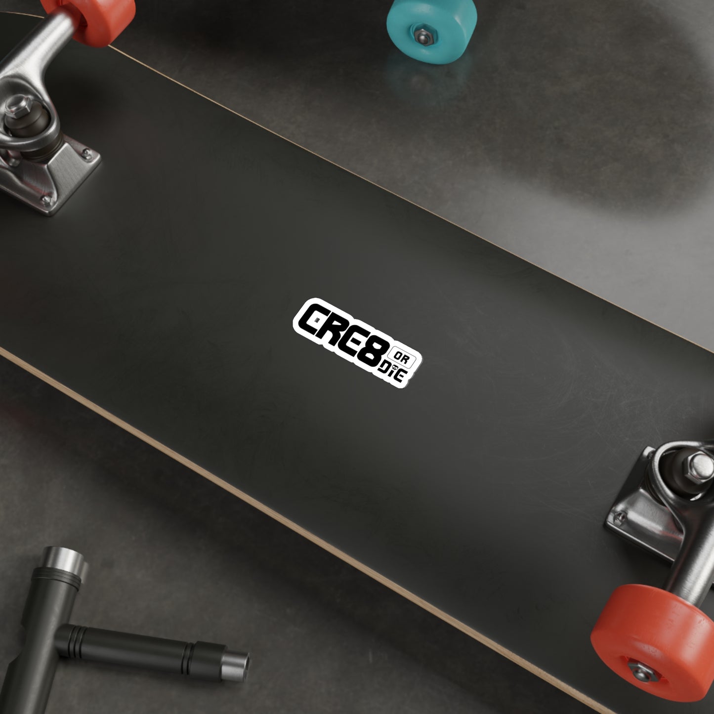 CRE8 or DIE Logo — Die-Cut Sticker